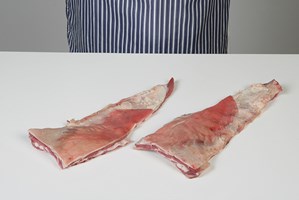 Breast with flank Meat Cut Spec Step 3